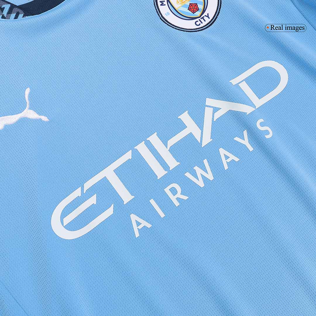 DE BRUYNE #17 Manchester City Home  Soccer Jersey 2024/25 - UCL Top Soccer Jerseys Store