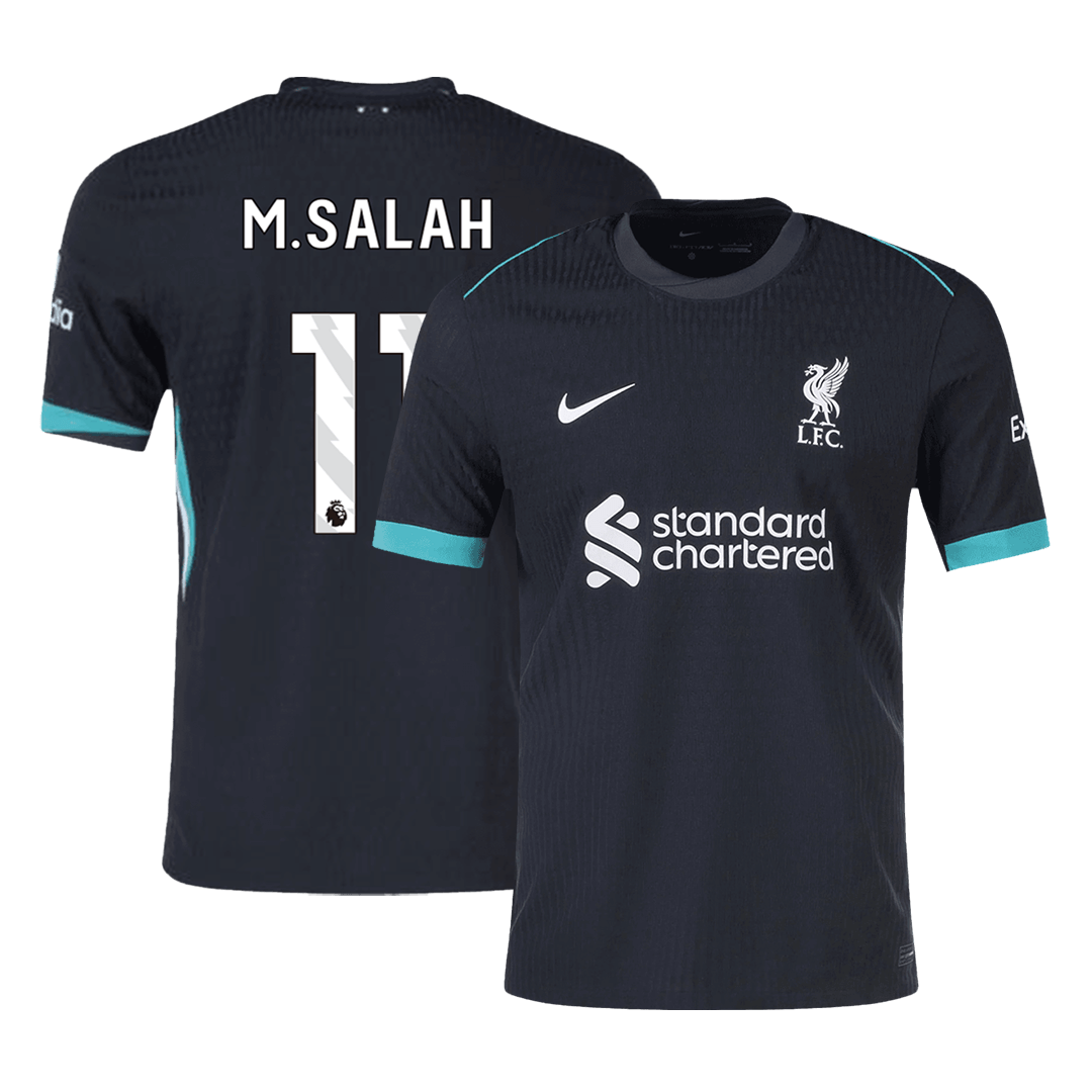 Player Version M.SALAH #11 Liverpool Away  Soccer Jersey 2024/25 Top Soccer Jerseys Store