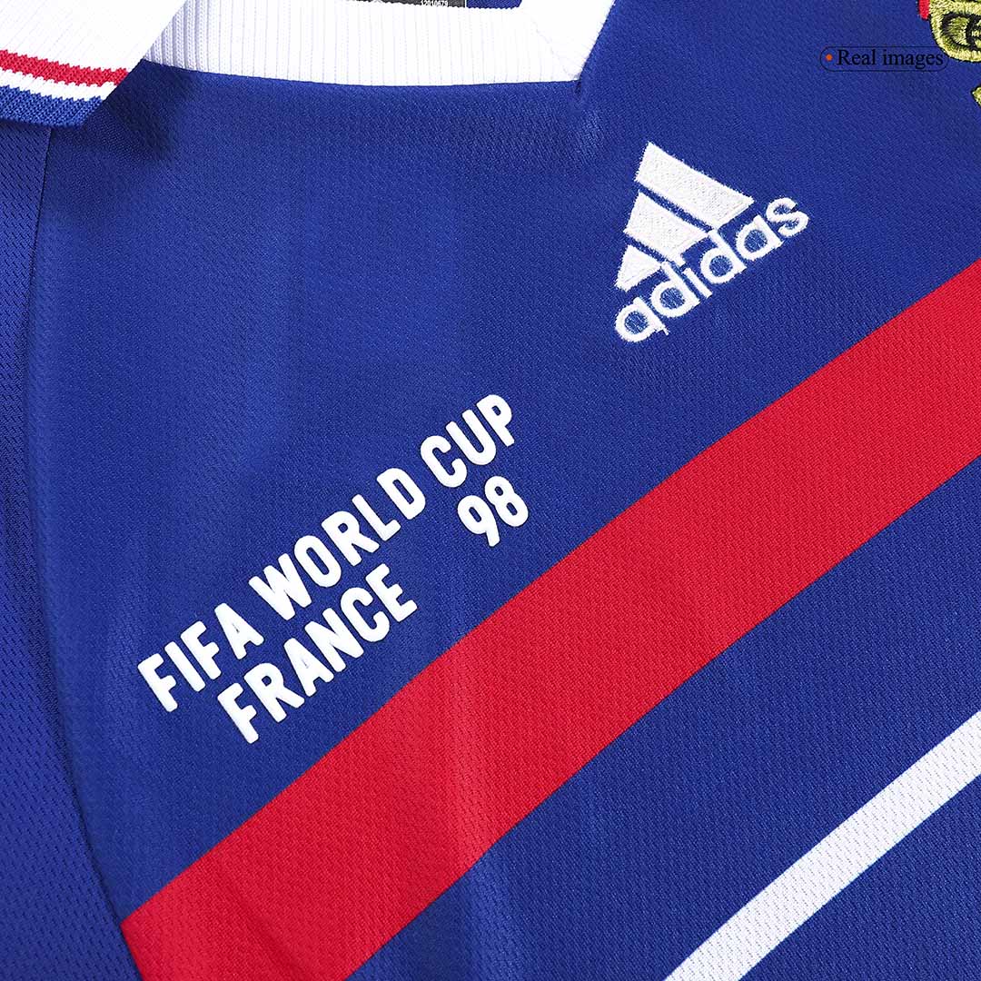 Retro HENRY #12 1998 France Home  Soccer Jersey Top Soccer Jerseys Store