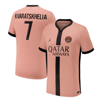 KVARATSKHELIA #7 PSG Third Away Soccer Jersey 2024/25 Top Soccer Jerseys Store