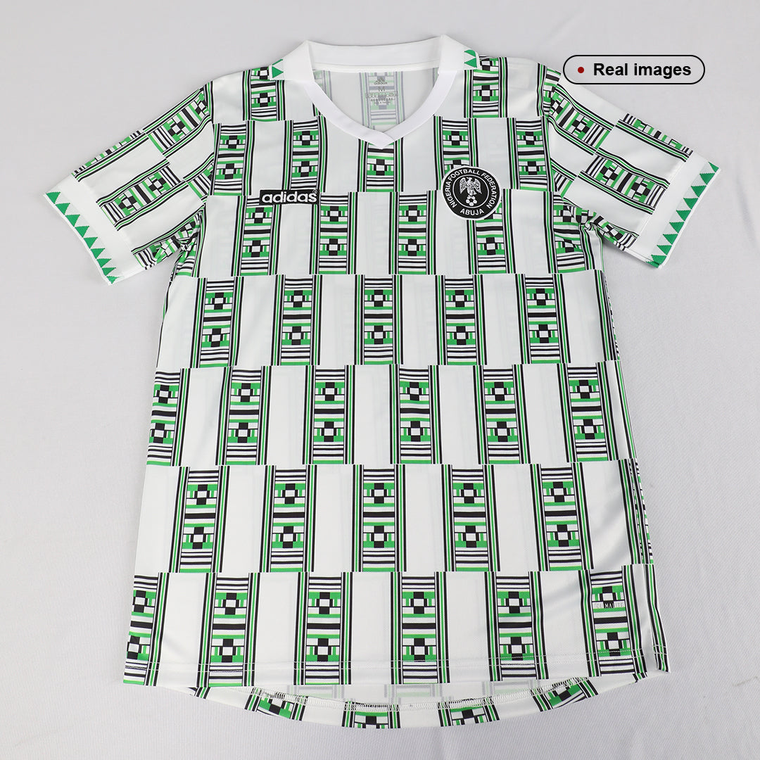 Retro 1994 Nigeria Away Soccer Jersey topsoccerjerseys.com
