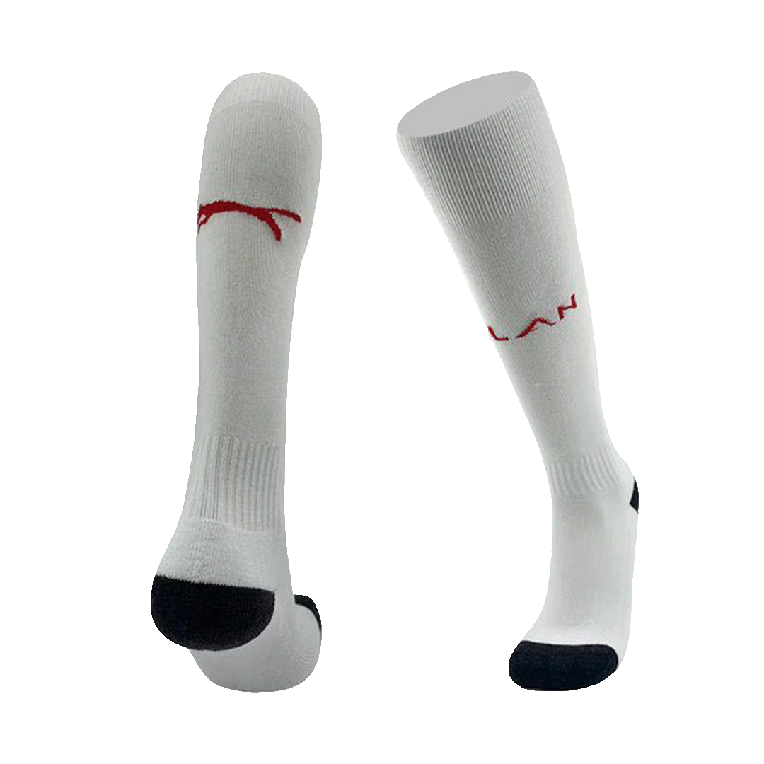 AC Milan Home Soccer Socks 2024/25 Top Soccer Jerseys Store