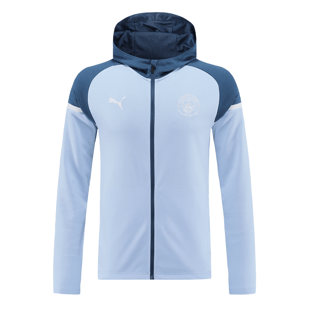 Manchester City Hoodie Training Kit (Jacket+Pants) 2024/25 Top Soccer Jerseys Store