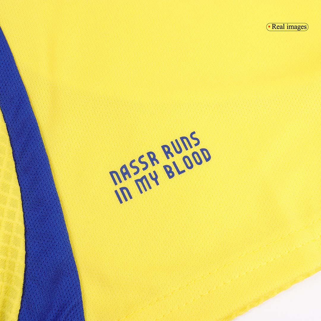 Kid's RONALDO #7 Al Nassr Home  Soccer Jersey Kit(Jersey+Shorts) 2024/25 - ACL Top Soccer Jerseys Store