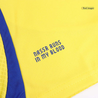 Kid's RONALDO #7 Al Nassr Home  Soccer Jersey Kit(Jersey+Shorts+Socks) 2024/25 - ACL Top Soccer Jerseys Store