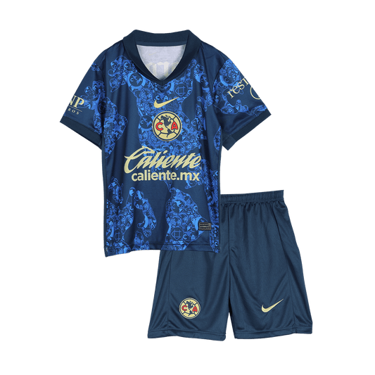 Kid's Club America Away  Soccer Jersey Kit(Jersey+Shorts) 2024/25 Top Soccer Jerseys Store