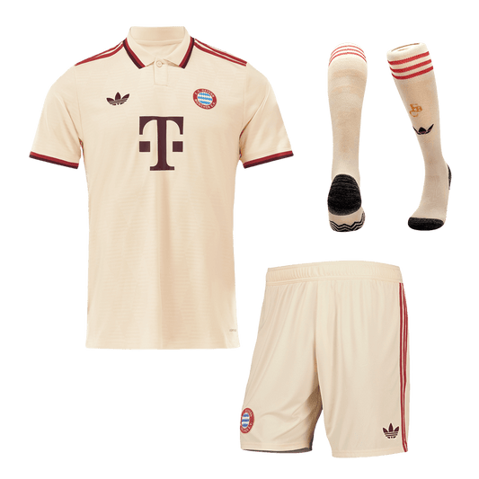Bayern Munich Third Away  Soccer Jersey Kit(Jersey+Shorts+Socks) 2024/25- UCL Top Soccer Jerseys Store