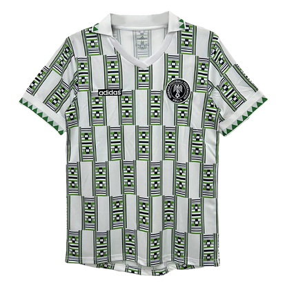 Retro 1994 Nigeria Away Soccer Jersey topsoccerjerseys.com