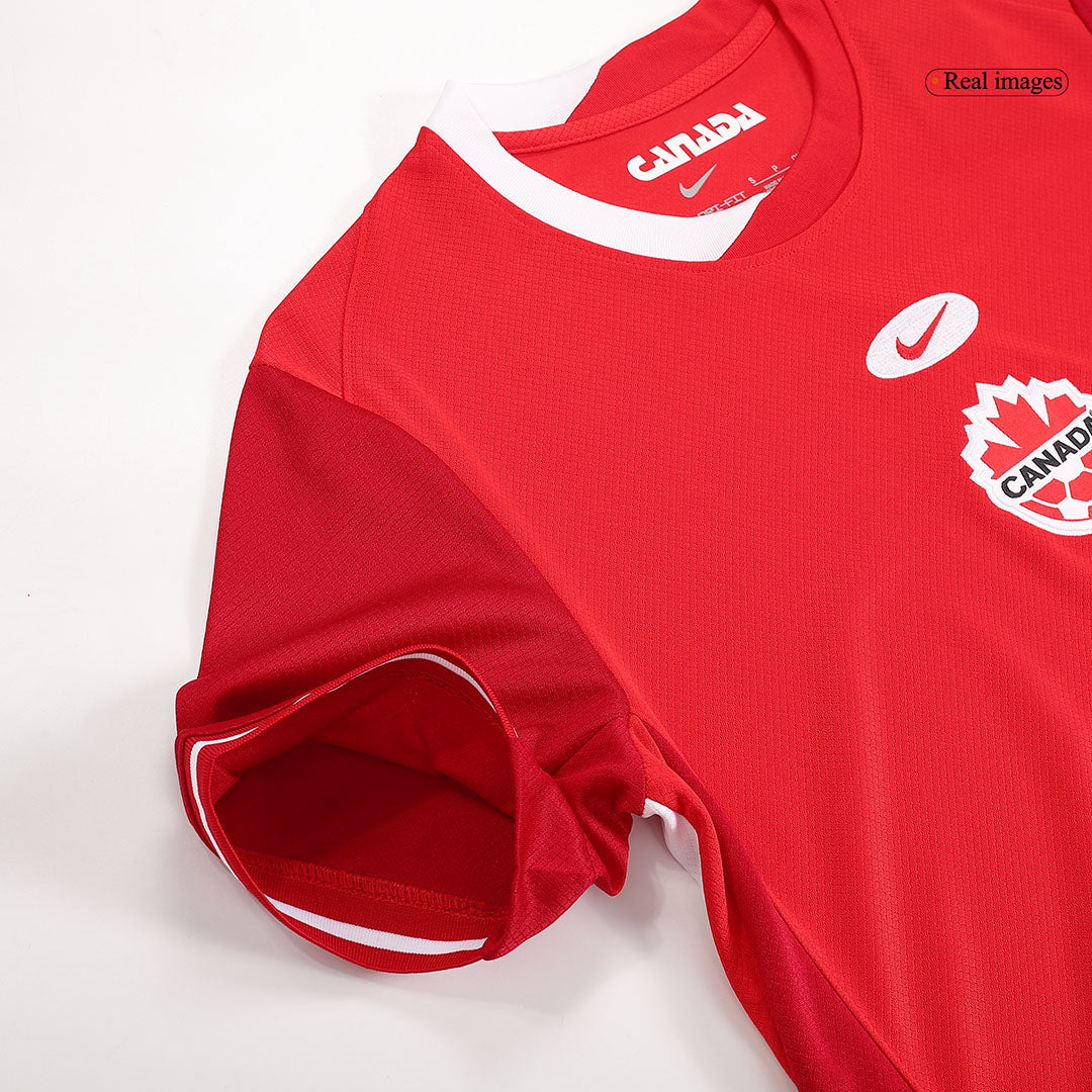 Men's Canada Home Jersey Copa América 2024 Go Game Wear