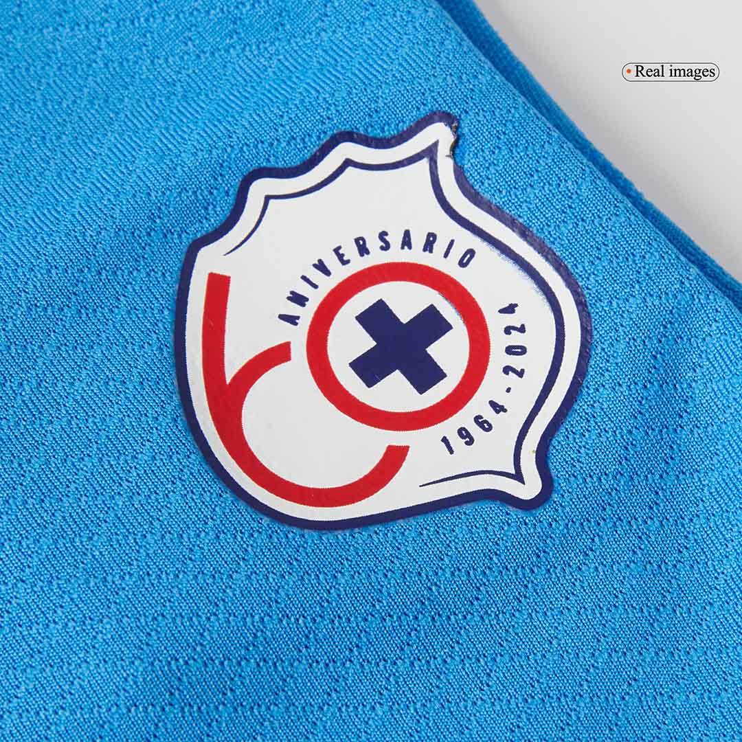 Kid's Cruz Azul Home  Soccer Jersey Kit(Jersey+Shorts) 2024/25 Top Soccer Jerseys Store