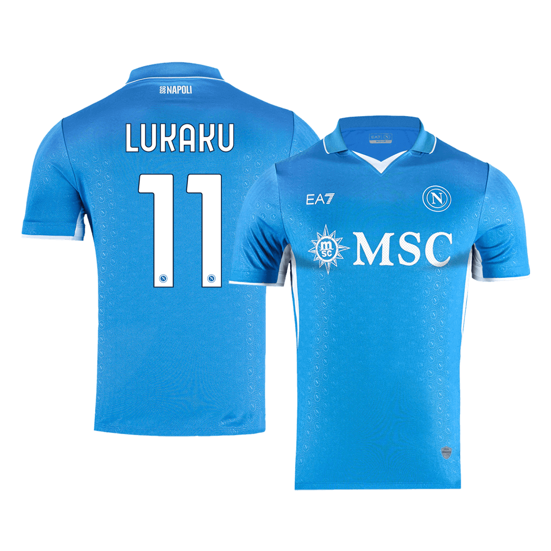Player Version LUKAKU #11 Napoli Home  Soccer Jersey 2024/25 Top Soccer Jerseys Store