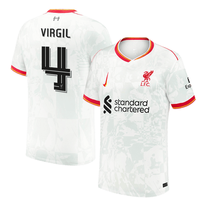 VIRGIL #4 Liverpool Third Away  Soccer Jersey 2024/25 - UCL Top Soccer Jerseys Store