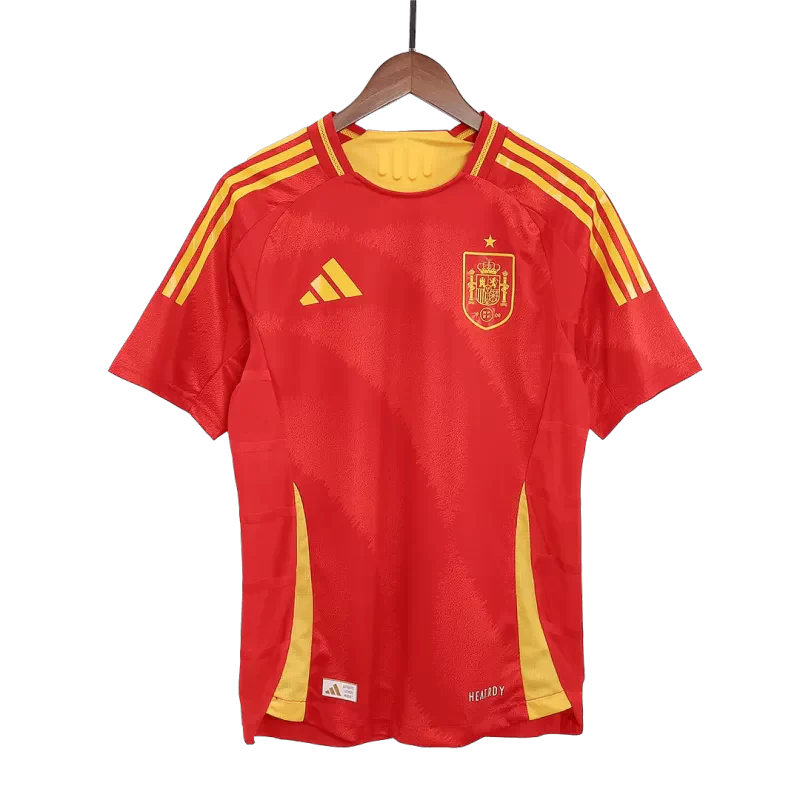 Player Version Spain Home Soccer Jersey Euro 2024 Go Game Wear