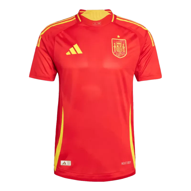 Player Version Spain Home Soccer Jersey Euro 2024 Go Game Wear