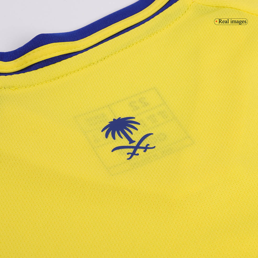 Kid's RONALDO #7 Al Nassr Home  Soccer Jersey Kit(Jersey+Shorts+Socks) 2024/25 - ACL Top Soccer Jerseys Store