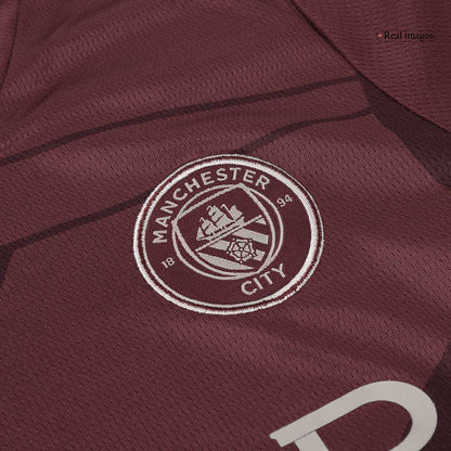 Kid's Manchester City Third Away  Soccer Jersey Kit(Jersey+Shorts) 2024/25 Top Soccer Jerseys Store