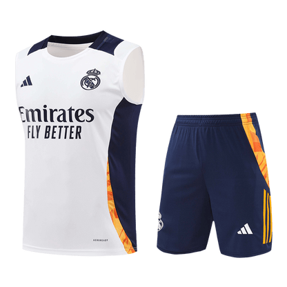 Real Madrid Pre-Match  Soccer Jersey Vest Kit(Jersey+Shorts) 2024/25 Top Soccer Jerseys Store