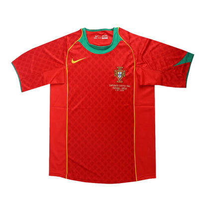 Portugal Home Retro Soccer Jersey 2004 - Euro Final Go Game Wear