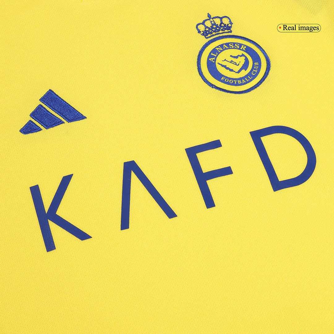 Kid's Al Nassr Home  Soccer Jersey Kit(Jersey+Shorts) 2024/25 Top Soccer Jerseys Store