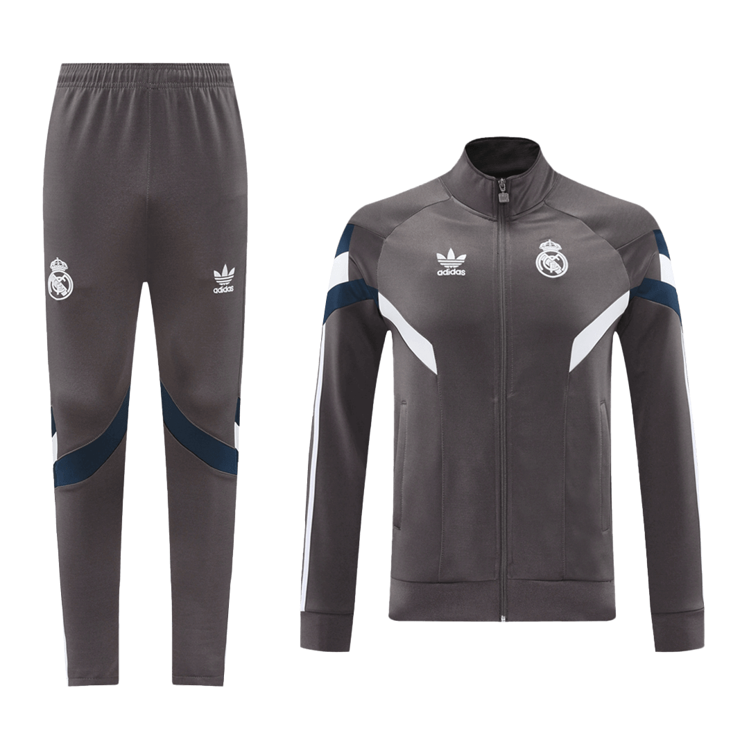 Real Madrid Training Jacket Kit (Jacket+Pants) 2024/25 Top Soccer Jerseys Store