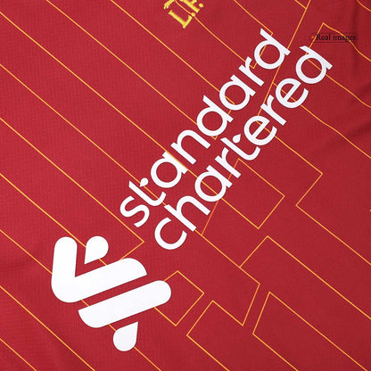CHIESA #14 Liverpool Home  Soccer Jersey 2024/25 - UCL Top Soccer Jerseys Store