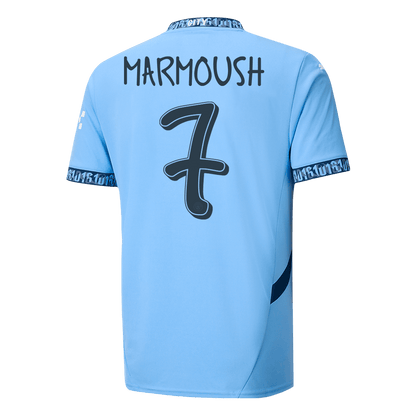 MARMOUSH #7 Manchester City Home  Soccer Jersey 2024/25 - UCL Top Soccer Jerseys Store
