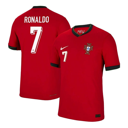 Portugal RONALDO #7 Home Match Jersey Euro 2024 Go Game Wear