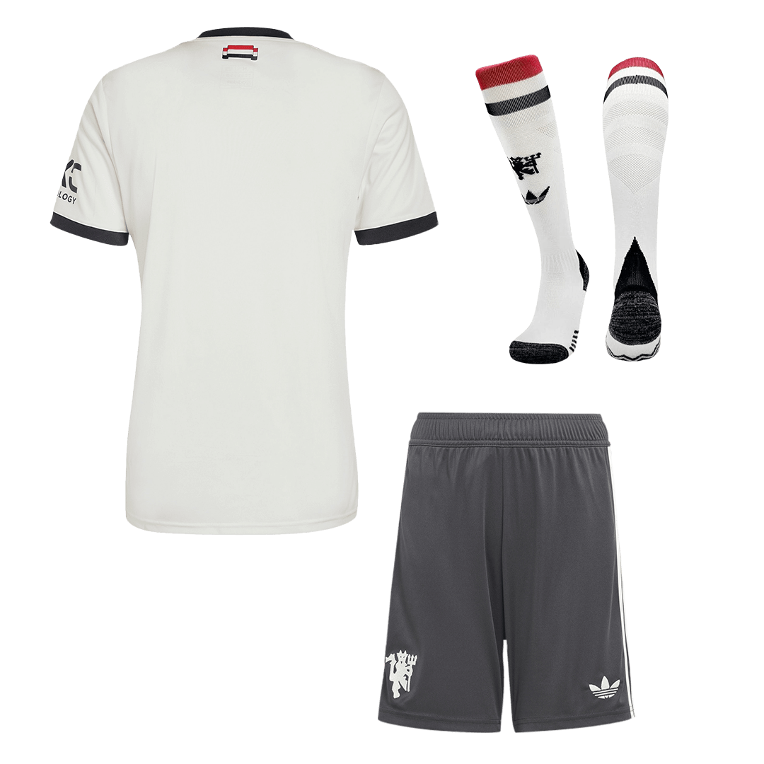 Manchester United Third Away  Soccer Jersey Kit(Jersey+Shorts+Socks) 2024/25 Top Soccer Jerseys Store