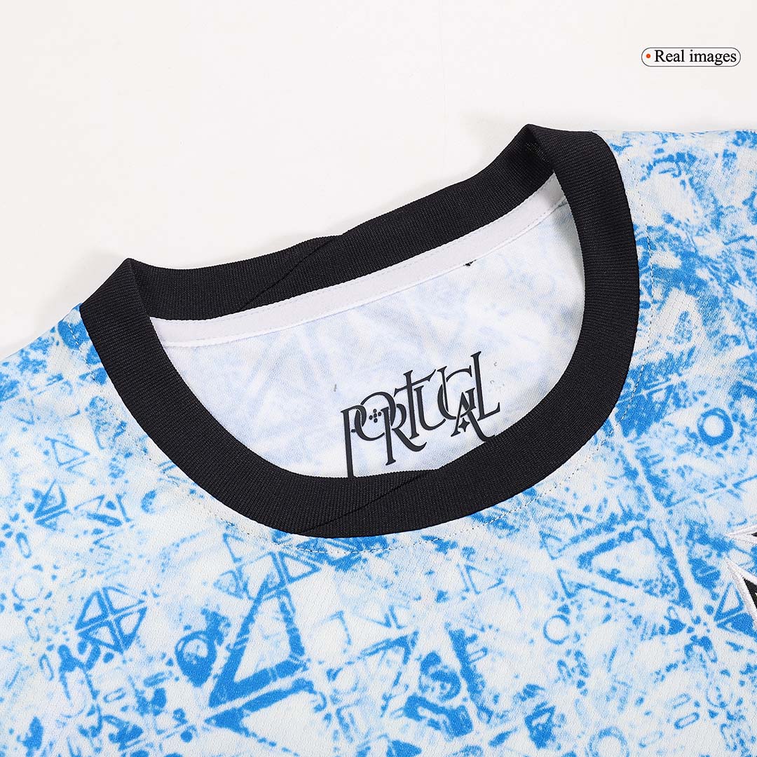 R.Leão #17 Portugal Away  Soccer Jersey Euro 2024 Top Soccer Jerseys Store