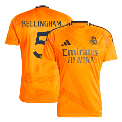 BELLINGHAM #5 Real Madrid Away  Soccer Jersey 2024/25 Top Soccer Jerseys Store