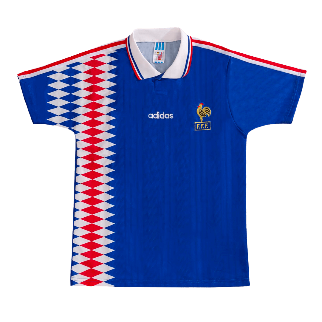 Retro 1994 France Home  Soccer Jersey Top Soccer Jerseys Store