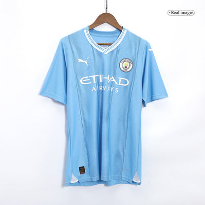 Player Version Manchester City Home  Soccer Jersey 2023/24 Top Soccer Jerseys Store