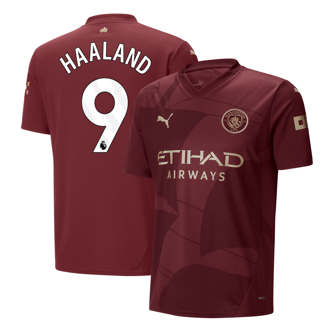 HAALAND #9 Manchester City Third Away  Soccer Jersey 2024/25 Top Soccer Jerseys Store