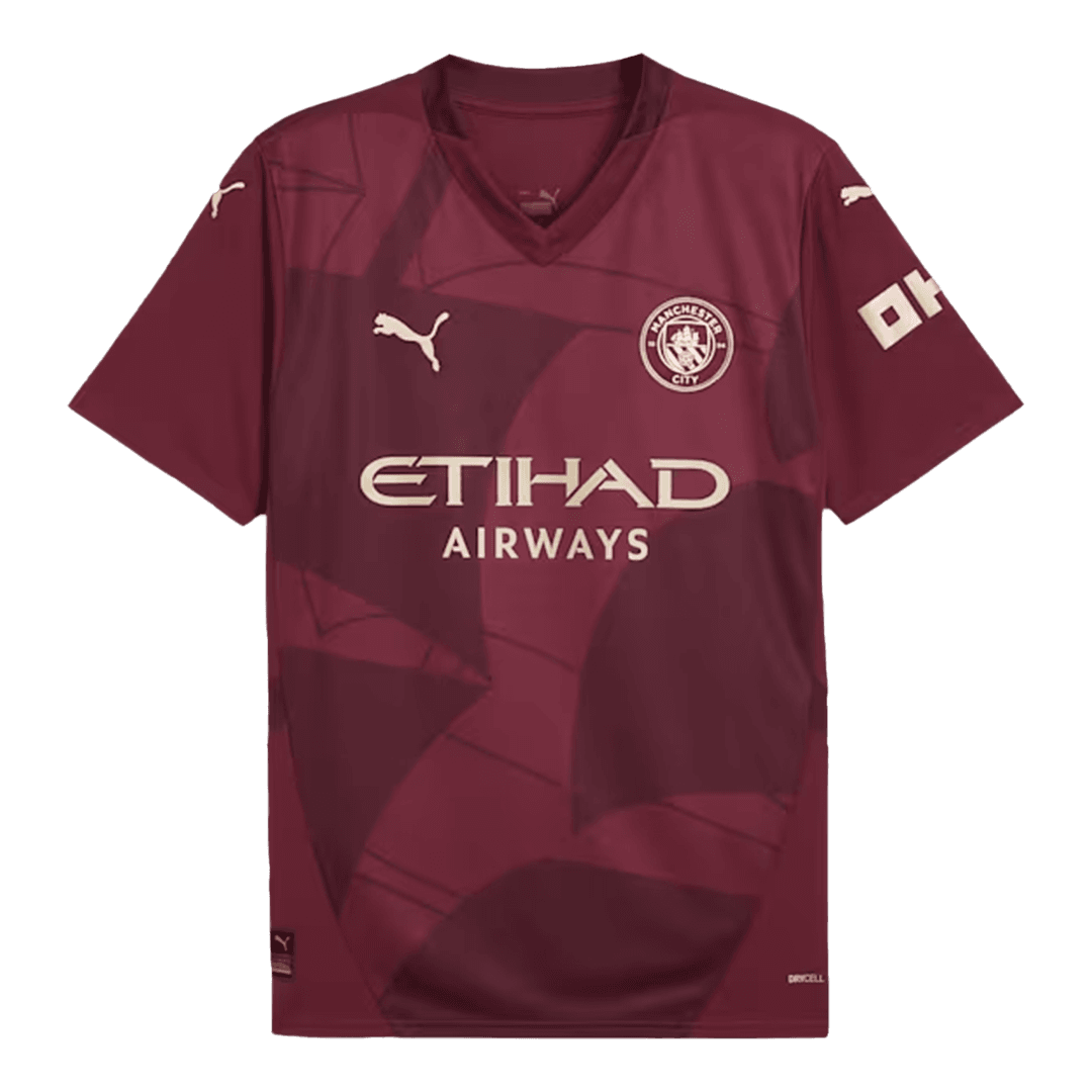 DE BRUYNE #17 Manchester City Third Away  Soccer Jersey 2024/25 Top Soccer Jerseys Store