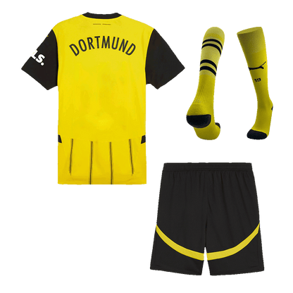 Borussia Dortmund Home  Soccer Jersey Kit(Jersey+Shorts+Socks) 2024/25 Top Soccer Jerseys Store