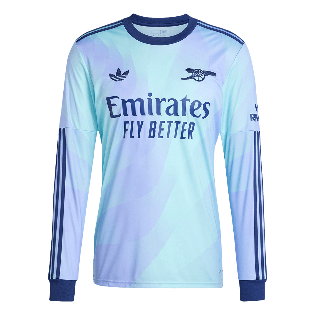 Arsenal Third Away Long Sleeve  Soccer Jersey 2024/25 Top Soccer Jerseys Store