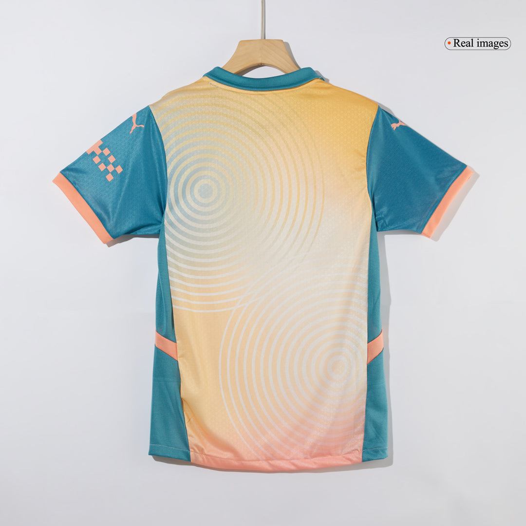 Player Version Manchester City Fourth Away  Soccer Jersey 2024/25- Definitely City (UCL) Top Soccer Jerseys Store