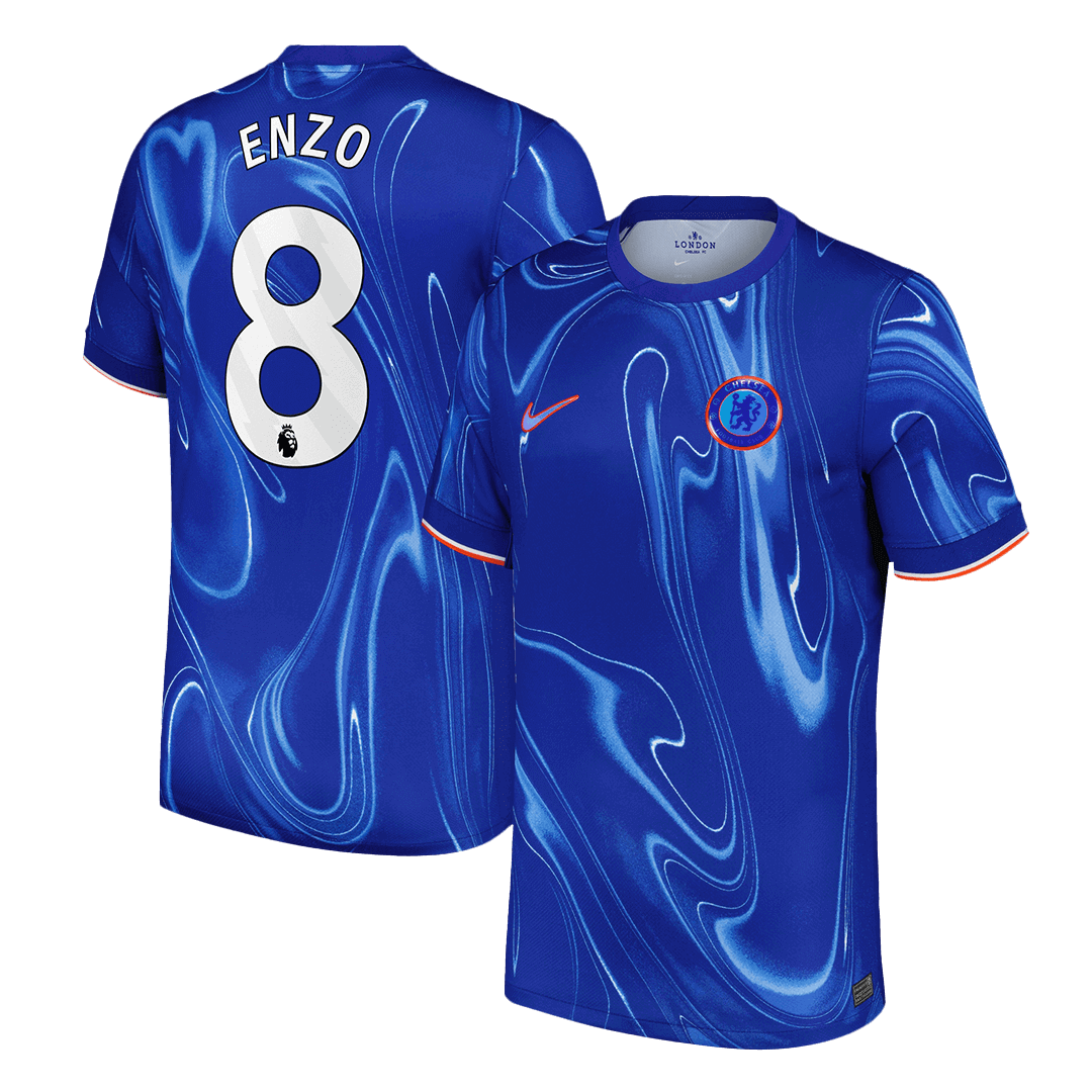 ENZO #8 Chelsea Home  Soccer Jersey 2024/25 Top Soccer Jerseys Store