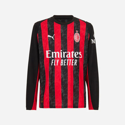 AC MILAN LONG SLEEVE HOME 2025/26 JERSEY Go Game Wear