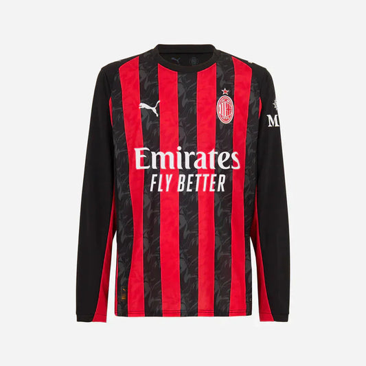 AC MILAN LONG SLEEVE HOME 2025/26 JERSEY Go Game Wear