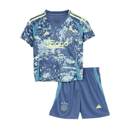Ajax Away Kids Soccer Jerseys Kit 2024/25 Top Soccer Jerseys Store