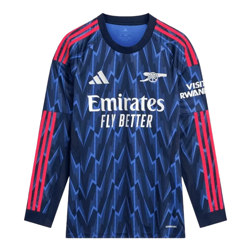 Arsenal Away Long Sleeve Soccer Jersey 2025/26