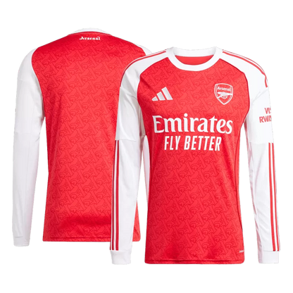 Arsenal Home Long Sleeve Soccer Jersey 2025/26