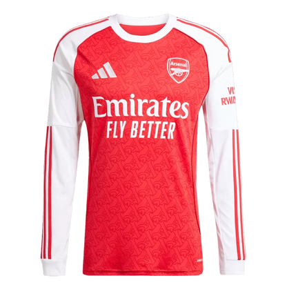 Arsenal Home Long Sleeve Soccer Jersey 2025/26