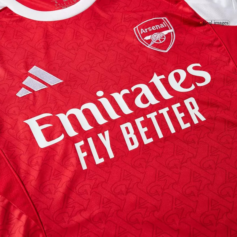 Arsenal Home Long Sleeve Soccer Jersey 2025/26