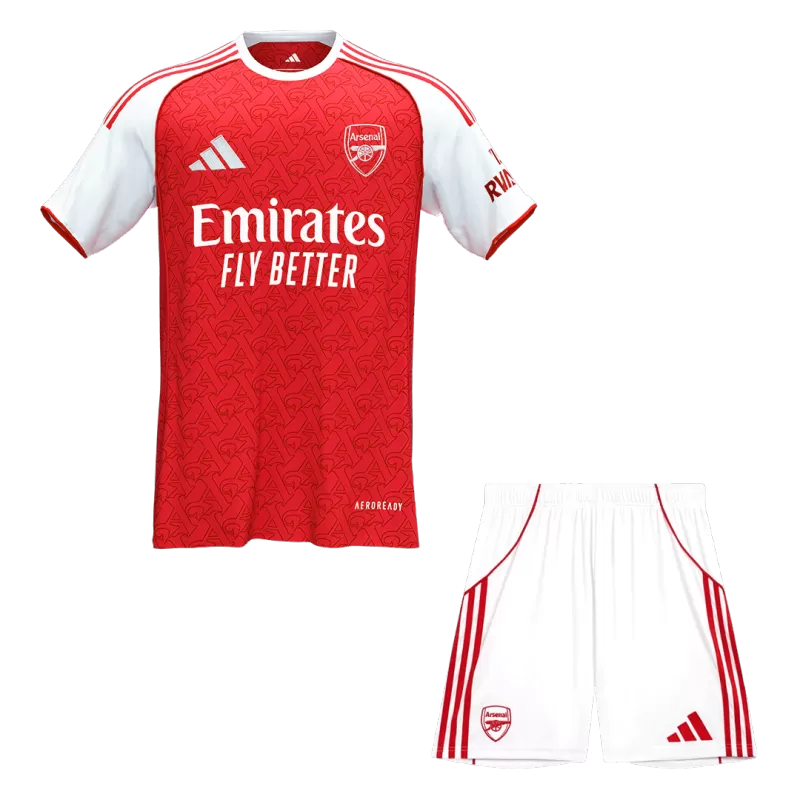 Arsenal Home Soccer Jersey Kit (Jersey+Shorts) 2025/26 -Slim Fit
