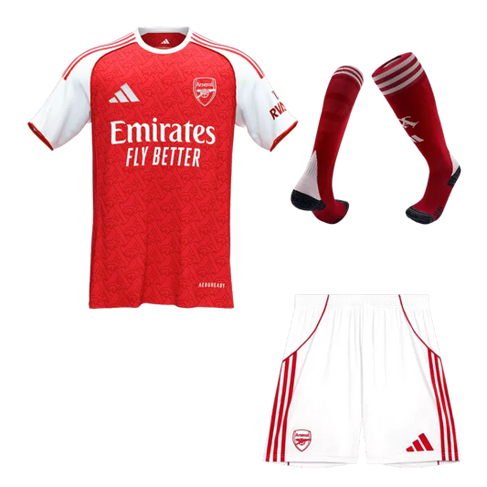 Arsenal Home Soccer Jersey Kit (Jersey+Shorts+Socks) 2025/26 -Slim Fit