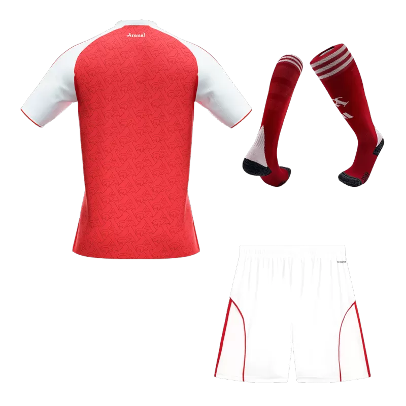 Arsenal Home Soccer Jersey Kit (Jersey+Shorts+Socks) 2025/26 -Slim Fit