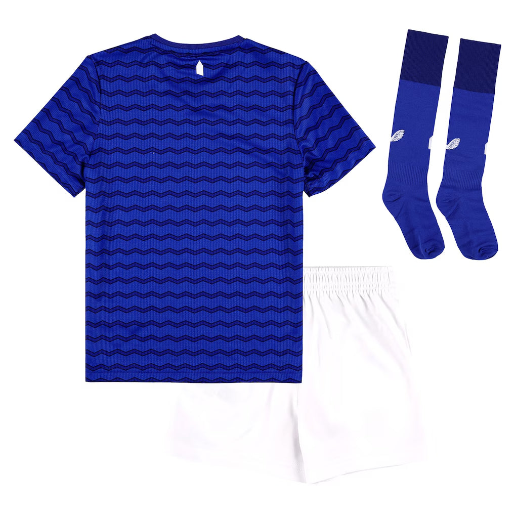 Kid's Everton Home Soccer Jersey Kit(Jersey+Shorts+Socks) 2025/26 Top Soccer Jerseys Store