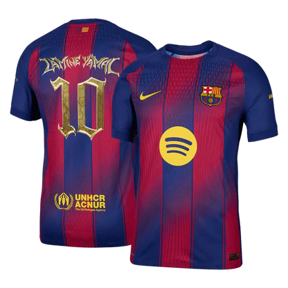 LAMINE YAMAL #10 Barcelona Home Soccer Jersey 2025/26- Kopa Trophy Edition